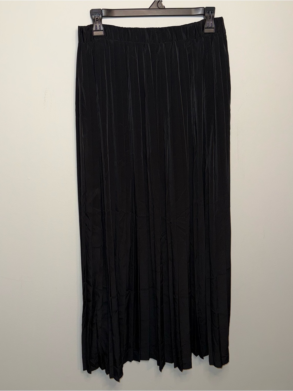 Banana Republic Black Pleated Maxi Skirt